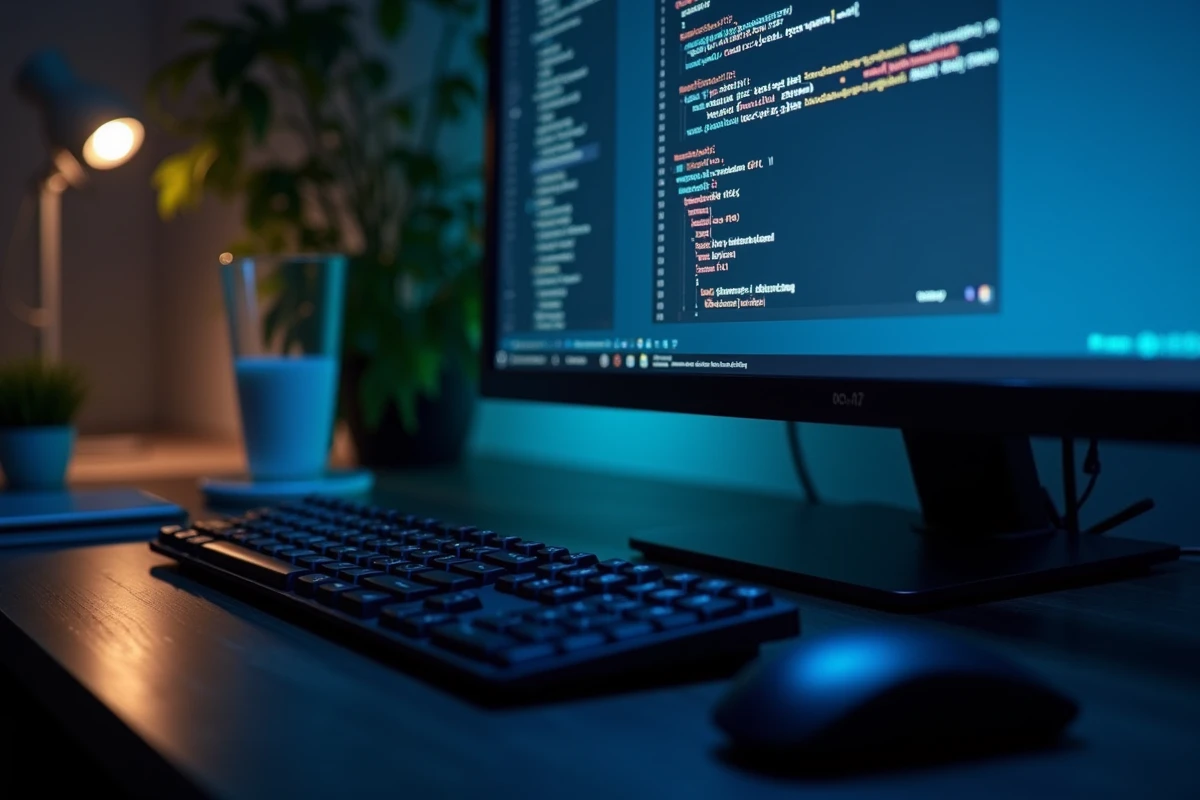 Écran d'ordinateur affichant une interface de téléchargement eMule avec liste d'adresses de serveurs